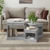 VidaXL Nesting Tables 3 Pcs Concrete Grey Engineered Wood 816492