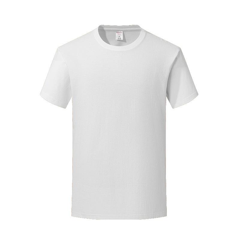 

Cotton Short Sleeved T-shirt for Men and Women, Cotton Versatile T-shirt S білий