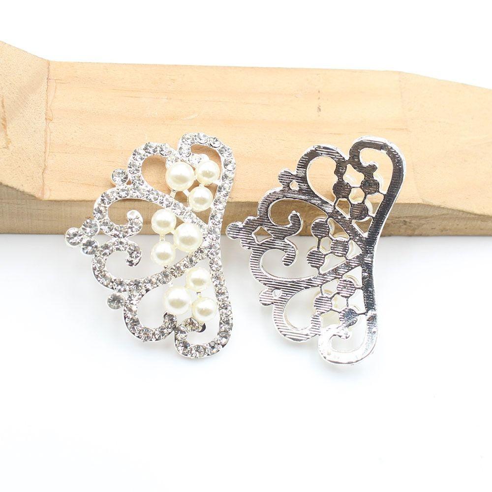 10Pcs Glamorous Crystal Pearl Crown Rhinestone Clothing Sewing Accessories  Bag