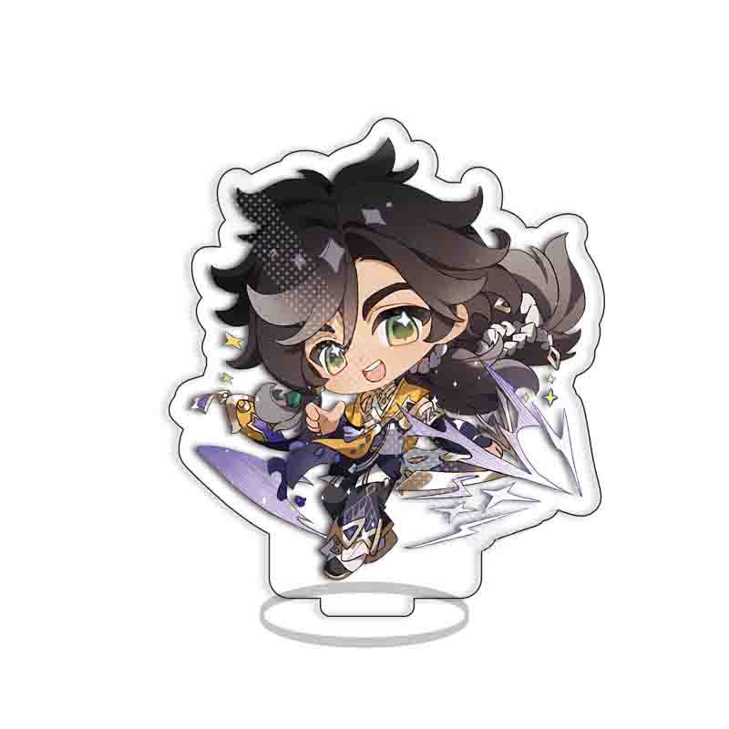 8cm Game Acrylic Stand Cute Interlayer Printing Cartoon Mualani Kachina Sethos Collection Desk Decoration Birthday Gifts