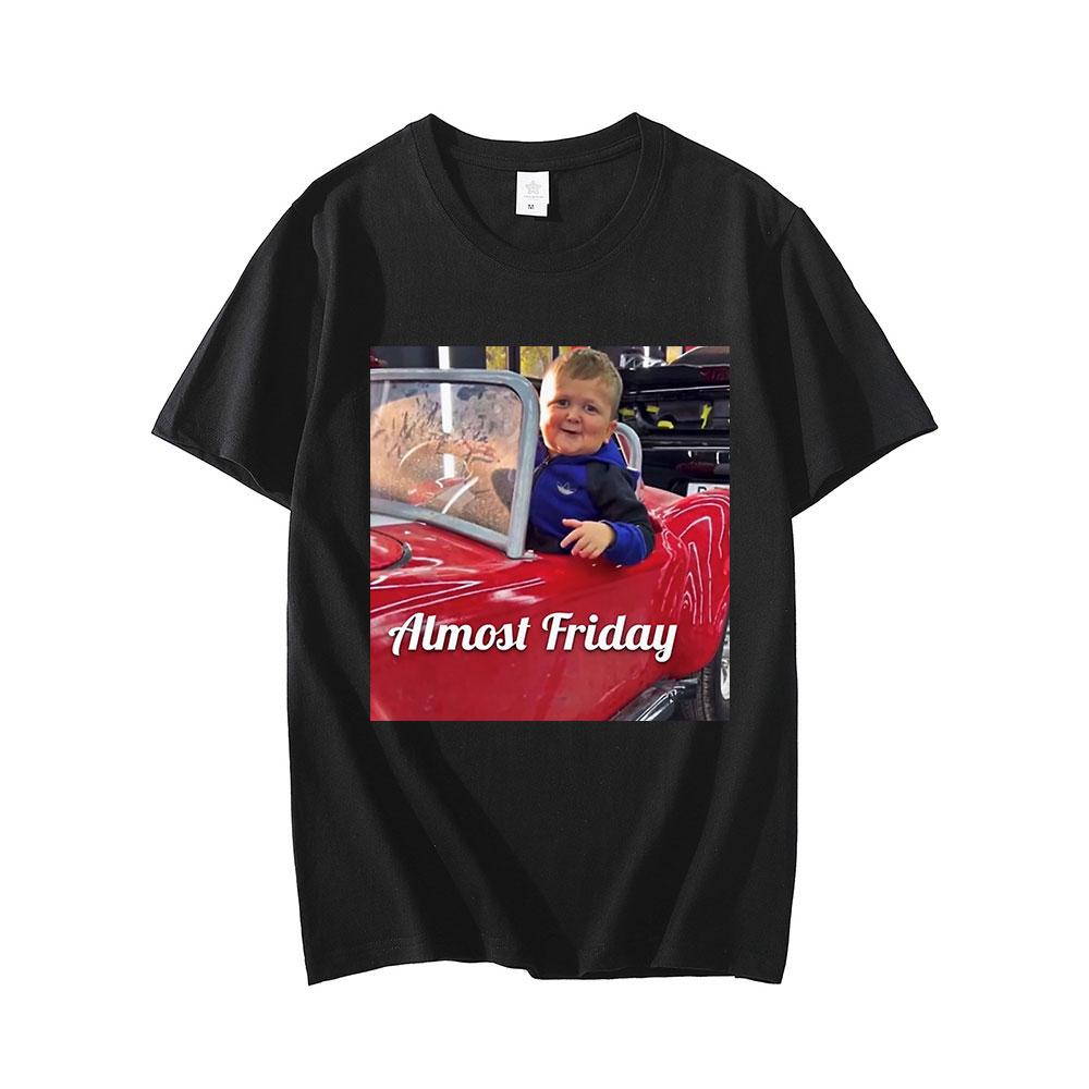 Hasbulla Fighting Meme Tshirt Mini Khabib Blogger Graphic Tshirts Unisex Women High Quality Oversized Tee Shirt Unisex Streetwear