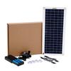 50W 800L/H Garten Fischteich Ultra-leiser Tauchmotor Bürstenlos Solarbetrieb Wasserpumpen-Set Wasserdichtes Solarpanel