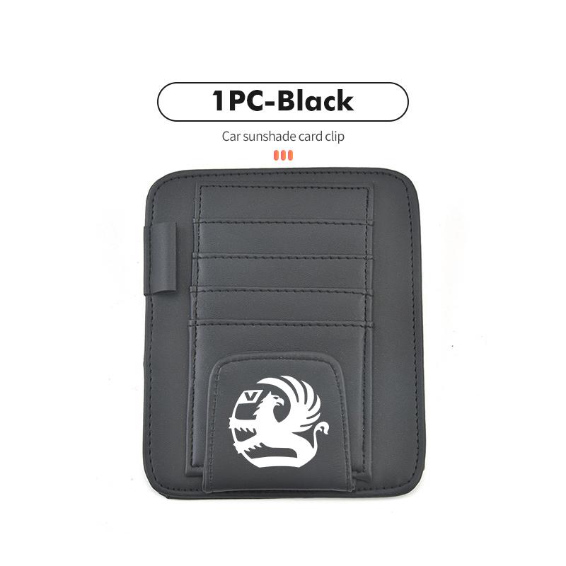 Car Sun Visor Organizer Storage Bag Card Glasses Holder Clip For Vauxhall Tigra Corsa VXR Astra D G J H Zafira Vectra