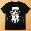 Uncle Sam Weeping Disgraced Anti Trump Funny T Shirt Tee