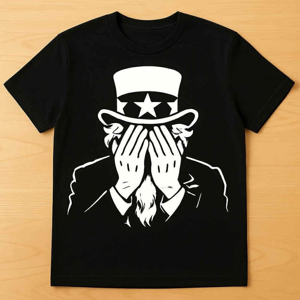 

Дядя Сэм плачет опозоренный Анти Трамп Смешная футболка M