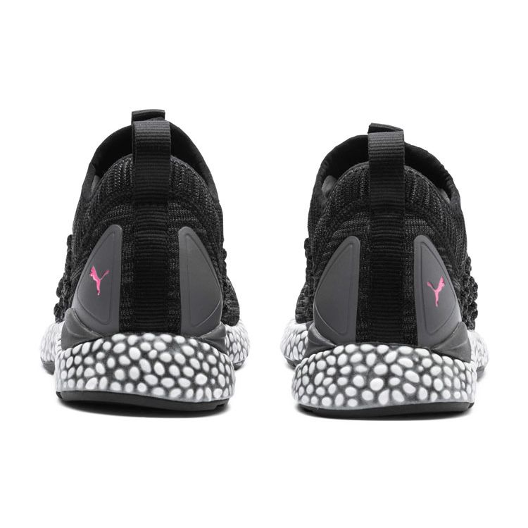 Puma Hybrid Runner Fusefit Stoßdämpfende Rutschfeste Low-Top Laufschuhe Damen Sneaker Schwarz 191596-01