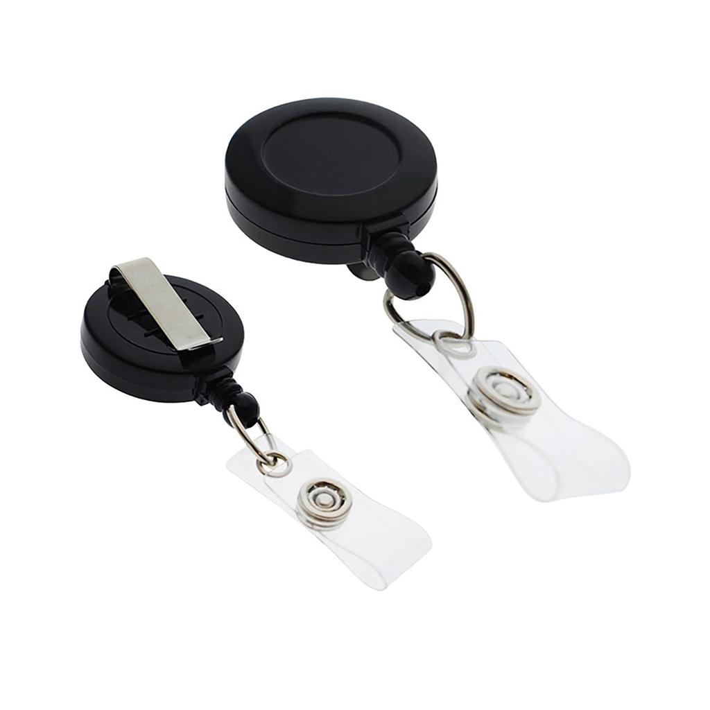 Personalized Custom Shaped Acrylic Gift Retractable Badge Clip Scroll Rotating Easy-pull ID Buckle Easy-pull Buckle