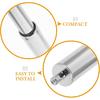 VOSAREA Toilet Paper Holder Roller Universal Plastic Spring Loaded Toilet Paper Roll Holder Stainless Steel Replacement