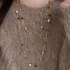 2025 Retro Tiger Eye Necklace: Elegant, Versatile Clavicle Chain with a High-End Luxury Feel