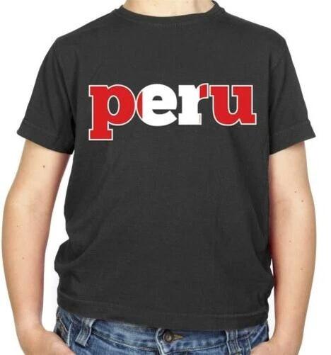 Peru Football Flag Kids T-Shirt - Team - Sport - Soccer - Cup - Peruvian 120