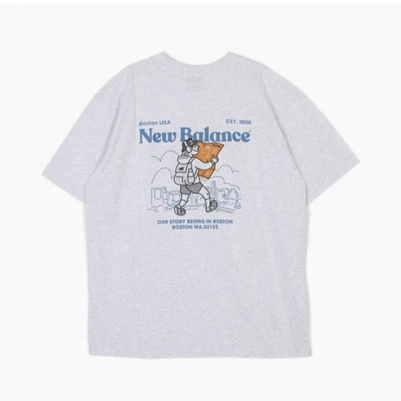 New Balance Tee Rqk NbnefcO253 16 Uni Nb BOy Travel ShOrt Sleeve Tee  O