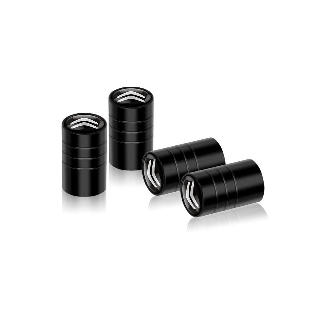 4PCS Metal Car Badges Wheel Tire Valve Caps Covers Auto Accessories For Citroen C1 C2 C3 C4 Xsara C-ELYSEE DS Picasso C5 C8 DS