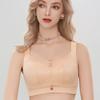 Plus-size Busty Slimming Side Boob-minimizing Thin Strapless Bra with Non-magnetic Full-cup Design