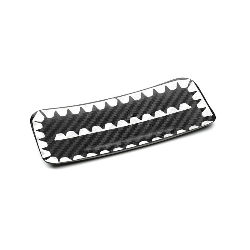 For Infiniti G35 G37 car cigarette lighter outer cover genuine dry carbon fiber decorative sticker