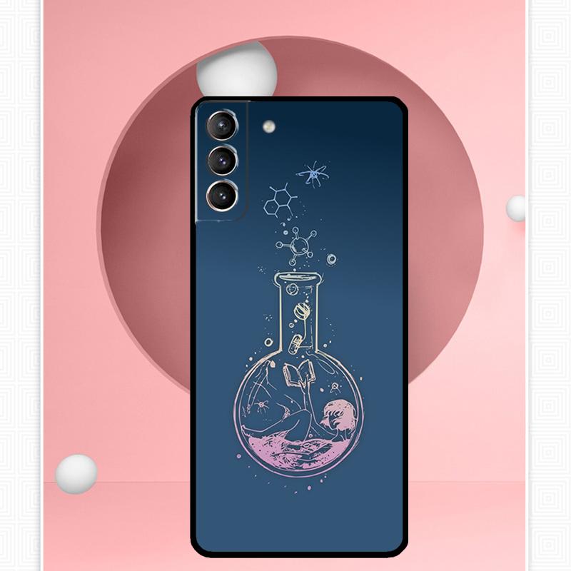 

Чехол с рисунком по биологии и химии для Samsung Galaxy S25 Ultra S25 FE S20 S21 S22 S23 Plus S9 S10 S24 Ultra Чехол Funda Galaxy S20Ultra