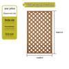 Anti-Corrosion Wood Garden Fence & Climbing Frame for Outdoor Spaces