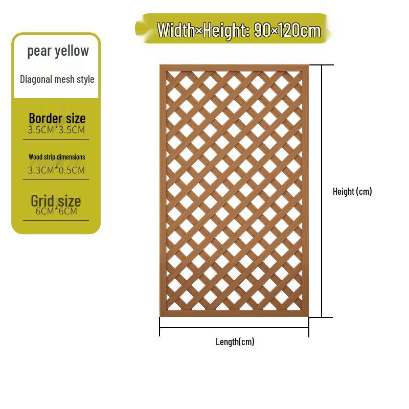 Anti-Corrosion Wood Garden Fence & Climbing Frame for Outdoor Spaces