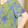 Damen Übergröße Blumendruck 2-teiliges Set – Lässiges Sommer-Outfit (XL-5XL)