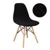 Velvet And Polar Fleece Fabric Shell Chair Cover Stretch Scandinavian Chair Covers Dining Seat Cover For Hotel Home Living Room