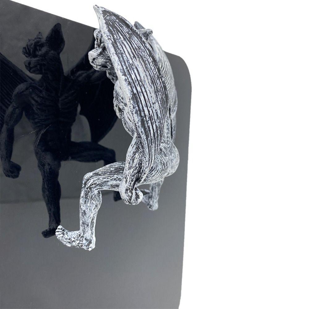 Gothic Devil Angel Figurines Resin Witch Ghost Ornaments  Holiday Party Decoration