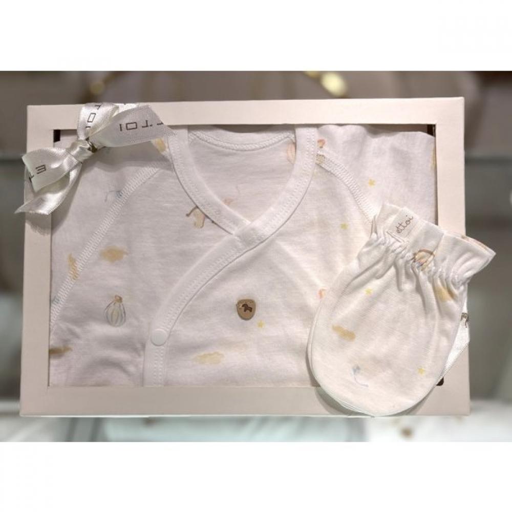 Ettoi Wish Baby Gown X Hand Mittens Set  07t3 171021 Single option