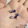 Natural Blue Lapis Lazuli Connector Charms Pendant Stone Warter Drop Teardrop Heart Pendants Charm For Jewelry Making Necklaces