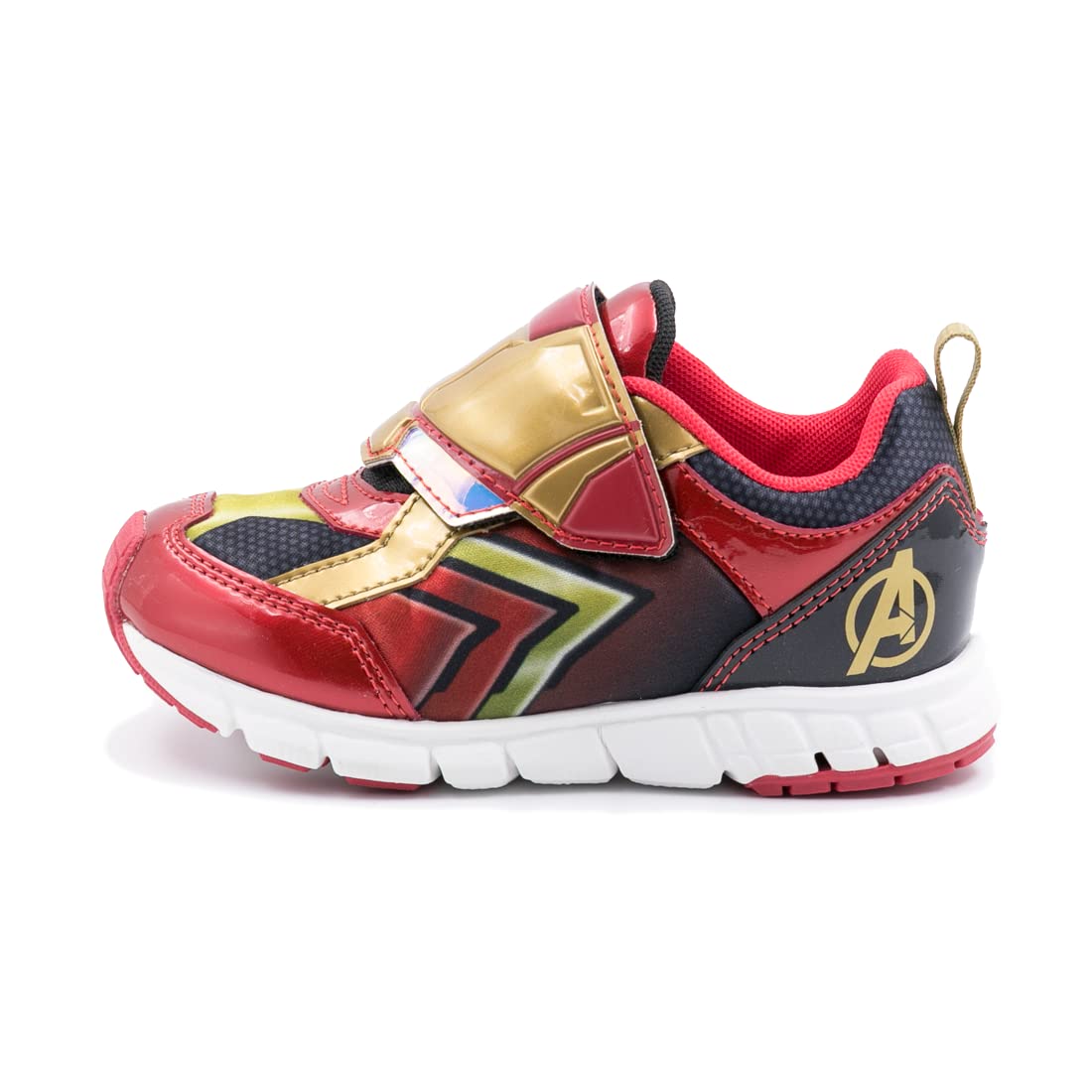 

Marvel Magic Sneakers Boys Kids MVL013 cm 2E [Moonstar] Spider-Man 14~21cm Red/Gold 16.0
