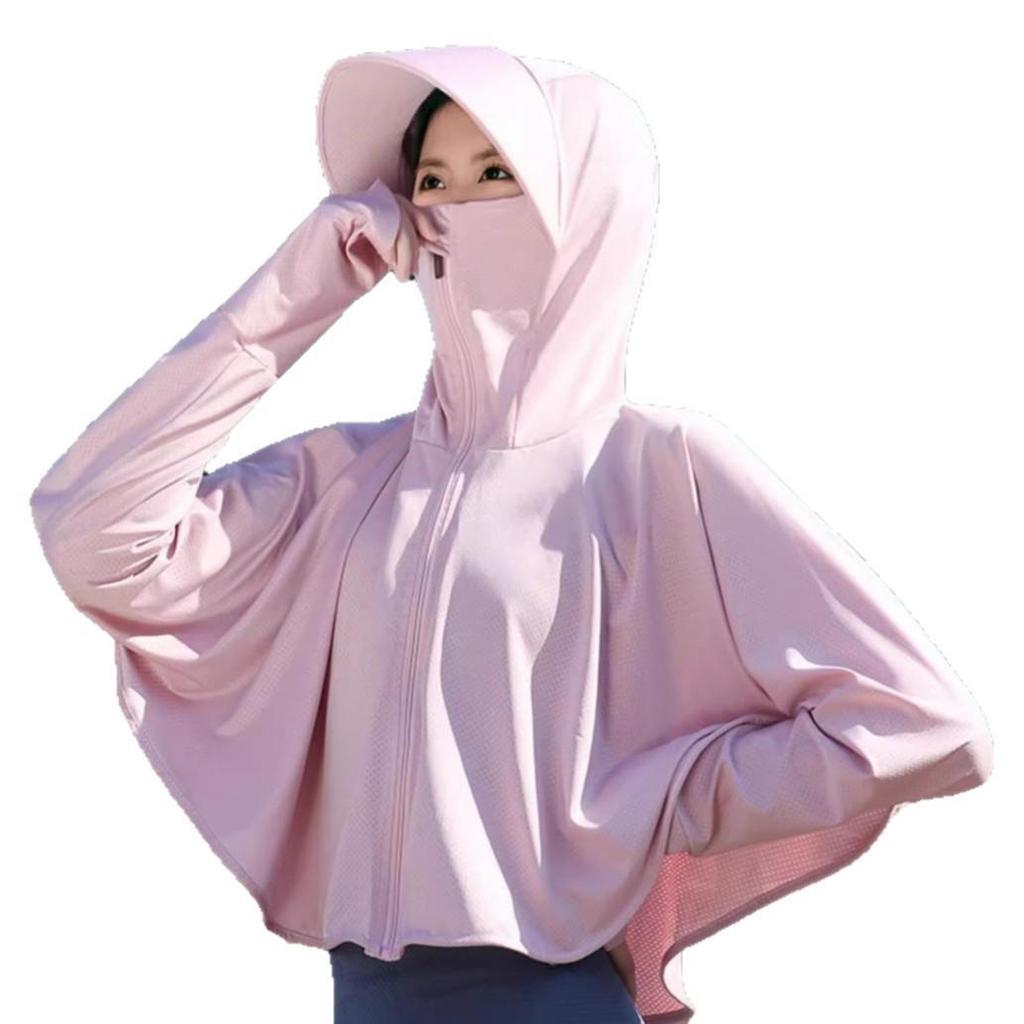 2025 Damski Ultracienki Kardigan z Długim Rękawem z Jedwabiu Lodowego Chroniący przed Słońcem - Letnia Kurtka Rowerowa Anti-UV