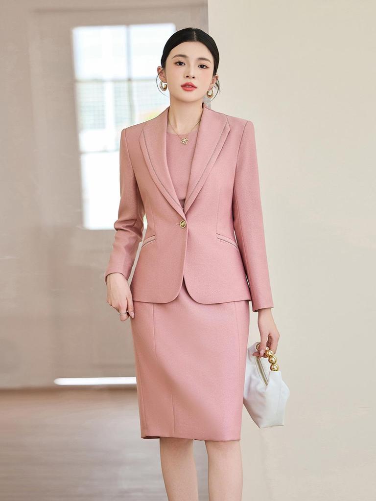 2025 Women's Spring Autumn Suit Dress Set: Elegant Workwear for Commuting and Formal Occasions