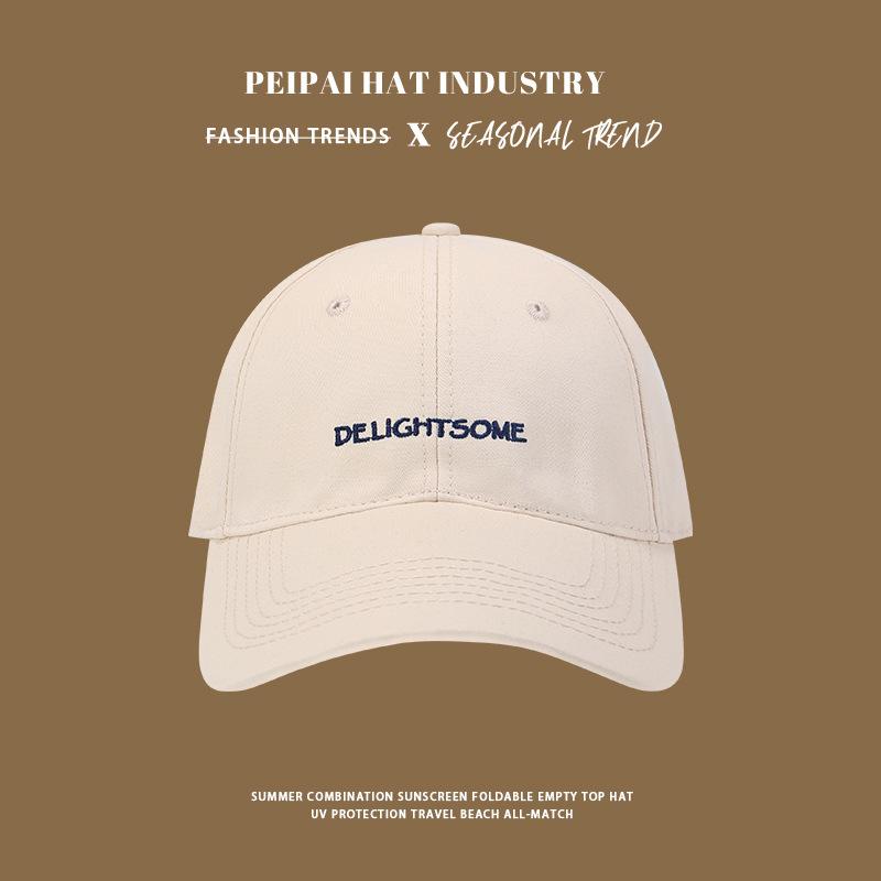 

Spring and summer versatile sunscreen cap student sports outdoor leisure visor Korean baseball cap men M（56-58cm）