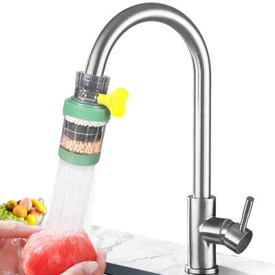 Practical Tap Filter Built-in Medical Stone Particles Compact Water-saving