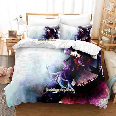 Nieuwe Shiki Beddengoed Set Eenpersoons Tweepersoons Volledig Queen King Maat Bed Set Volwassene Kind Slaapkamer Dekbedovertrek Sets Persoonlijkheid Anime Bedlaken