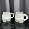 Individually Funny Belly Cup Kawail Ceramic Mug Cute Coffee Mark Milk Tea Water Cups Creative Pinch Belly Simple Cups