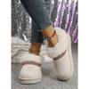 2025 Plus Size Winter New Arrival Comfortable Chunky Sole Padded Toe Ethnic Style Slip-On Snow Boots Cotton Boots for Women