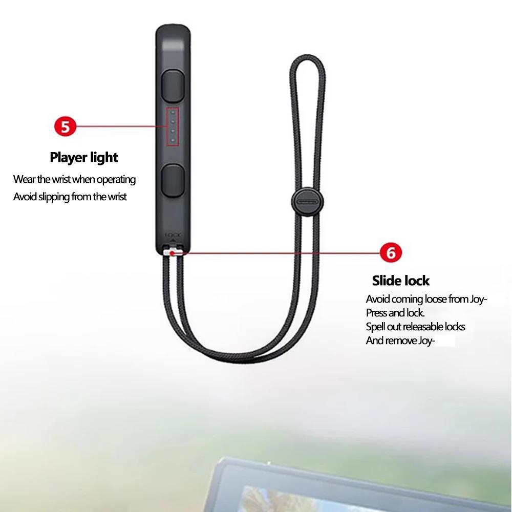 1 Pair Gamepad Hand Rope Wrist Strap Replacement Lanyard For Nintendo Switch/OLED For Joy-Con Controller Left Right Handle Set