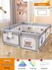 Baby Safety Playpen & Crawling Mat: Indoor Fabric Barrier for Toddlers