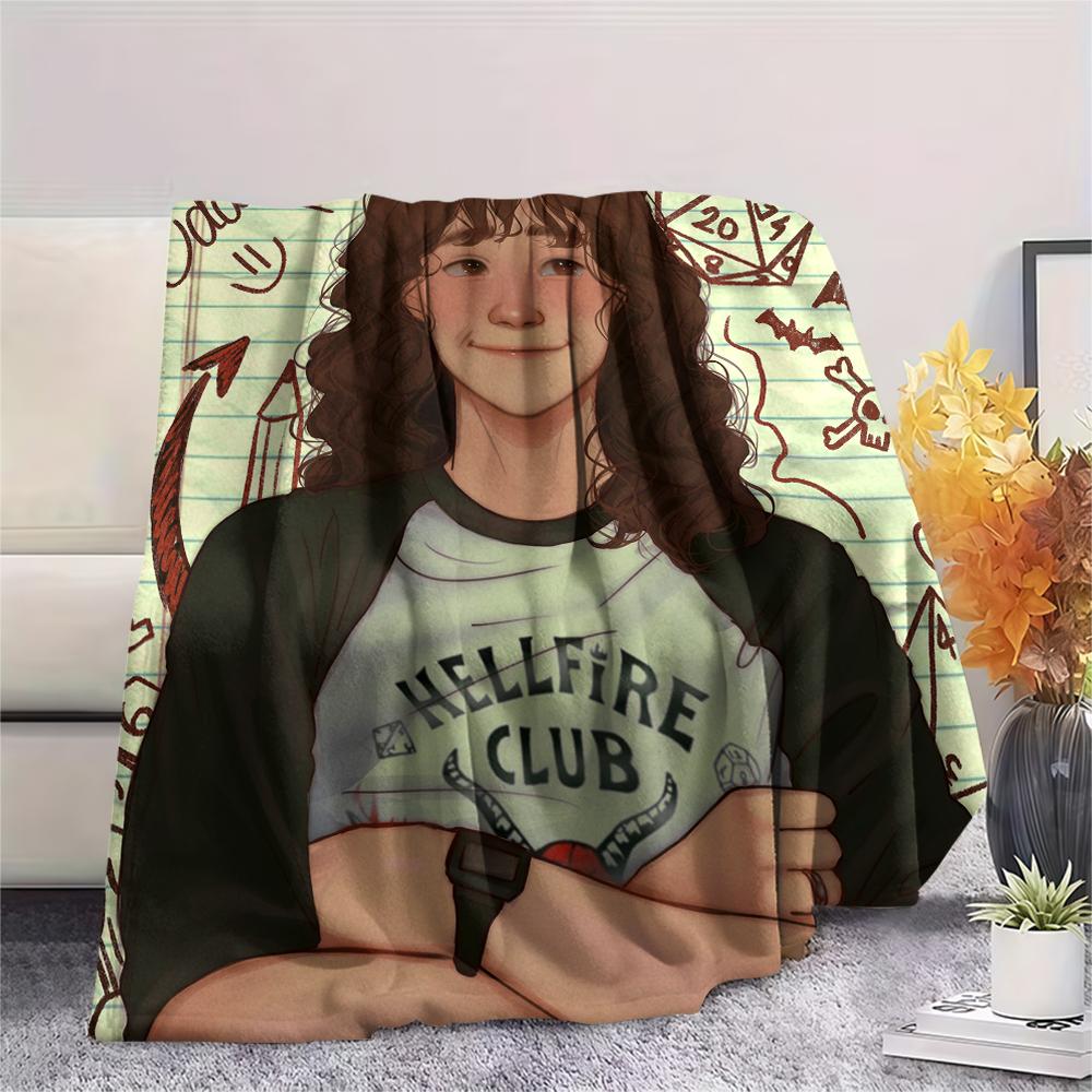 1 Stück Flanelldecke mit Cartoon-Druck, Hohe Qualität, Bequem für alle Jahreszeiten, Heimdekoration, Wärme und Komfort, Perfekt als Weihnachts- oder Geburtstagsgeschenk