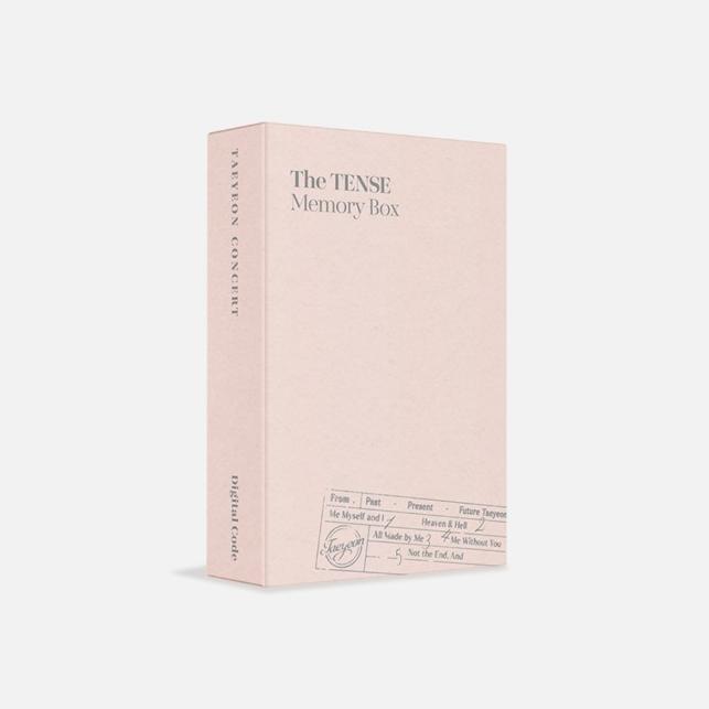 Pre-order TAEYEON Concert The TENSE Memory Box Digital Code Ver.
