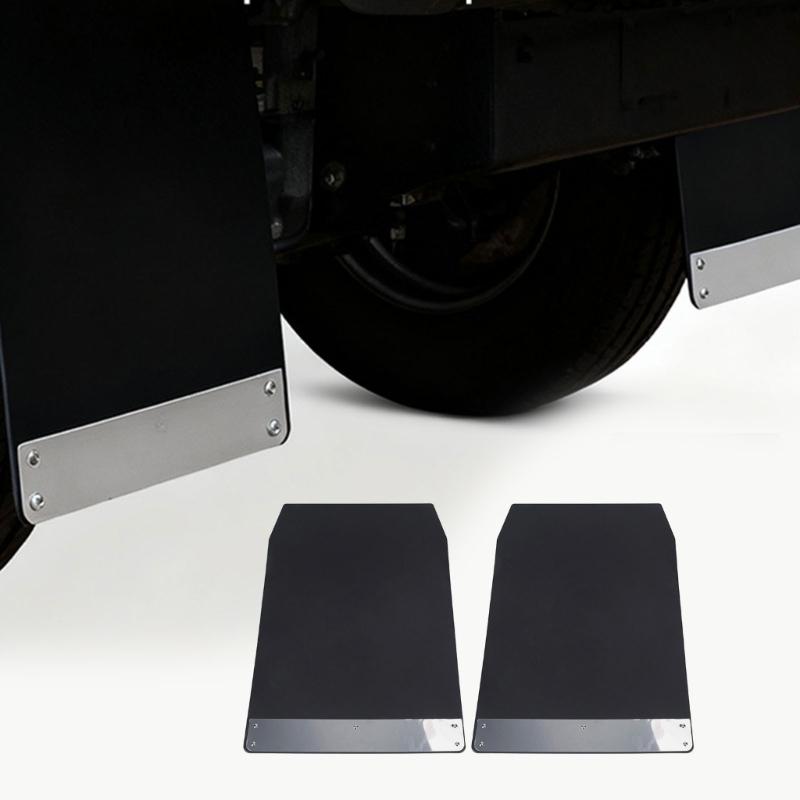 Vehicle Front Rear Wheel Tire Mud Guard Set for Cars with EVA Composite Panels, Metal Mounting Plates, and Lower Body Road Debris Control for Daily