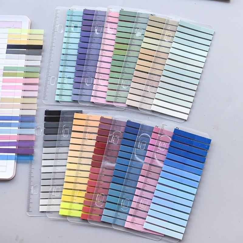 Gradient Pet Transparent Index Sticky Notes For Note Taking