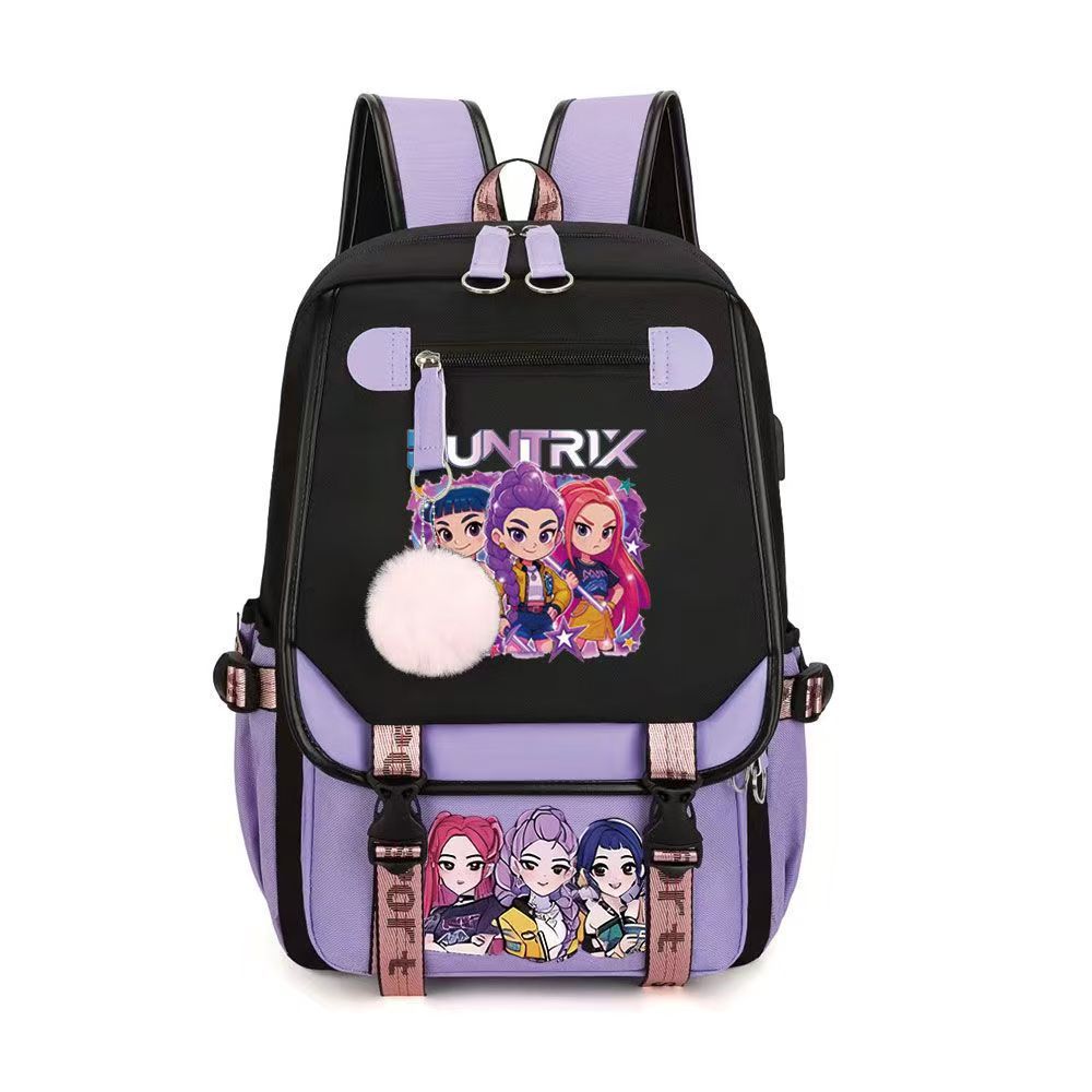Backpack School Bag Primary School Students Junior High School Students College Students Campus Backpack