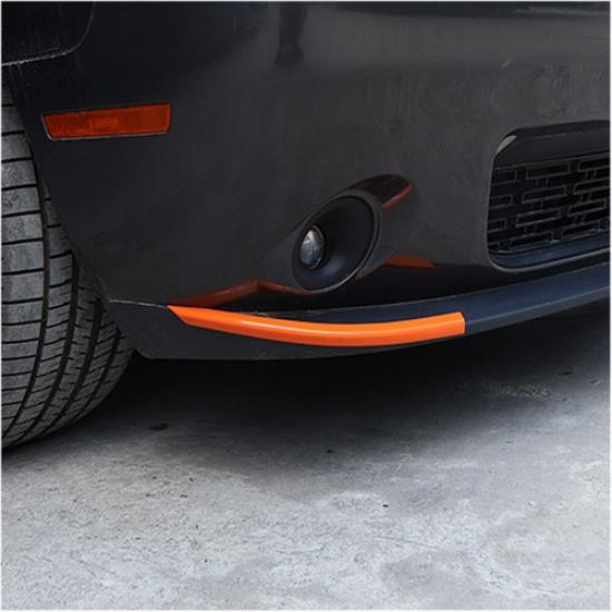 Orange Front Bumper Lip Cover Trim Bezel Sticker For Dodge Challenger 2015-