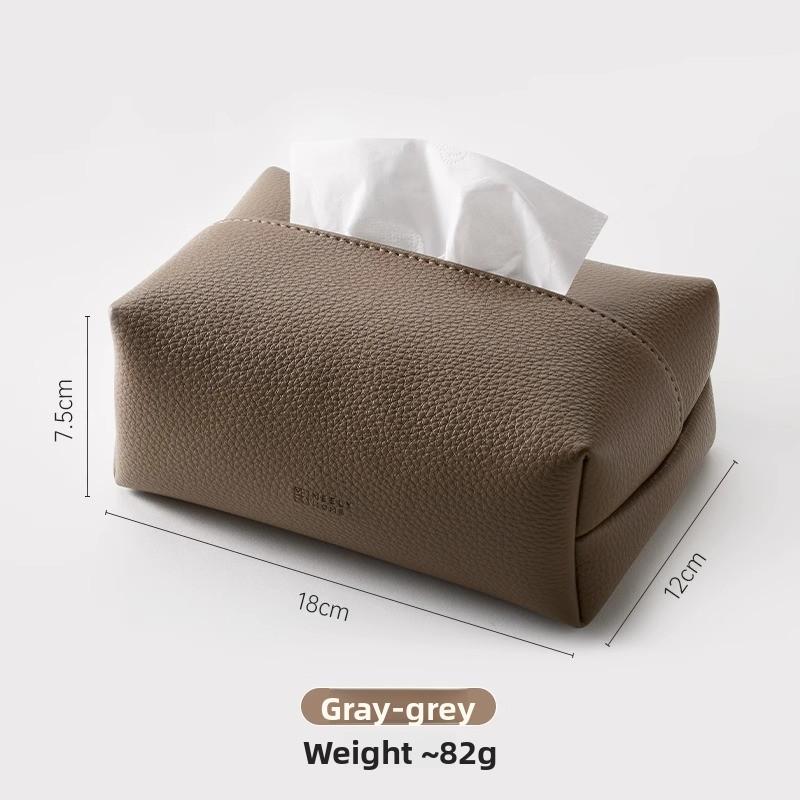 

Коробка для салфеток с узором личи, Чехол для влажных салфеток, Подвесная сумка для автомобиля, Держатель для бумаги, Хранение, Съемный контейнер для салфеток, Подвесная коробка 1PCS серый