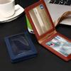 Genuine Leather ID Holder Keychain Wallet Neck Lanyards with Swivel Hook for Card Business Card Badge Card Bus Card Access Card ID Card