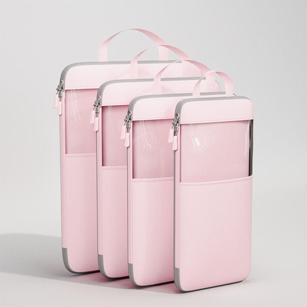 1/4Pcs Transparent Window Travel Clothing Storage Bag Multi-Sized Travel Suitcase Organizer  Home