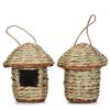 Square Mouth Spherical Woven Hanging Bird's Nest Creative Outdoor Garden Birdhouse Hatching Breeding House Nest Bird Accessories