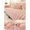 Plush Sofa Cushion Winter Thickened Cushion Non-Slip Leather Sofa Special Cover Cover Cloth