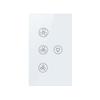 US Graffiti WiFi Touch Fan Light Switch with Timer & Voice Control