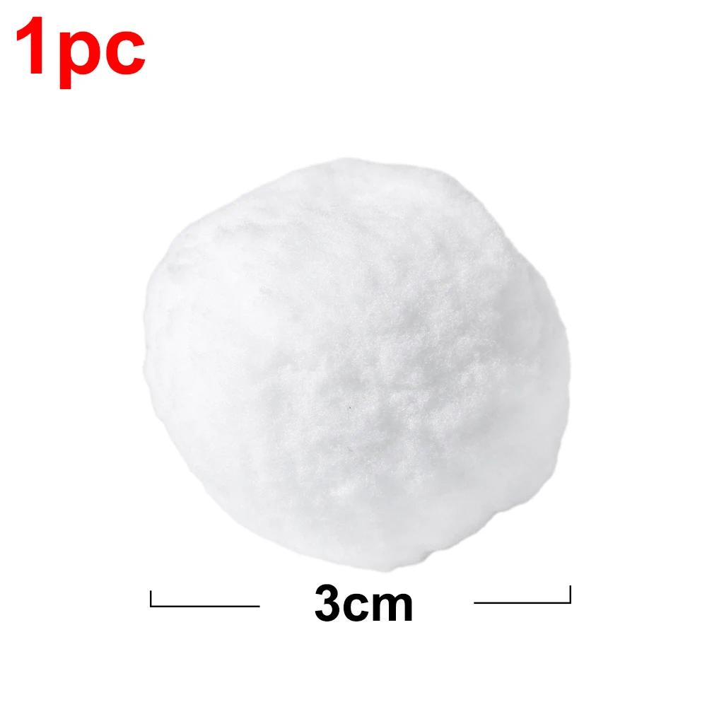 Christmas Snowballs White Fur Pompom Hairballs For Xmas Tree Pendant Kids Toy Balls Indoor Outdoor Toys Party Decoration Props