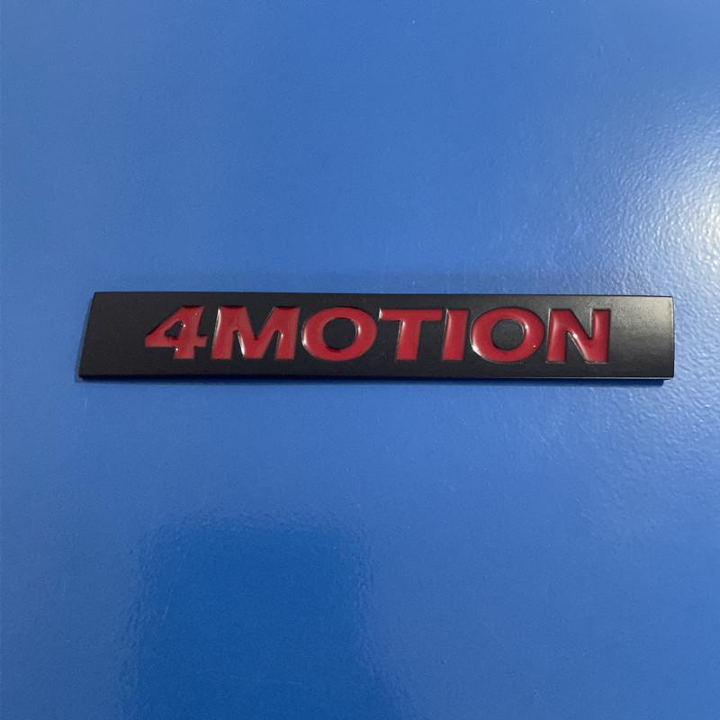 RUNTB1 3D Metal 4 Motion Letters Logo Emblem Badge Rear Trunk Sticker For VW MK4 T5 T6 Passat 4 B6 B8 B5 Tiguan 4motion Car Accessories